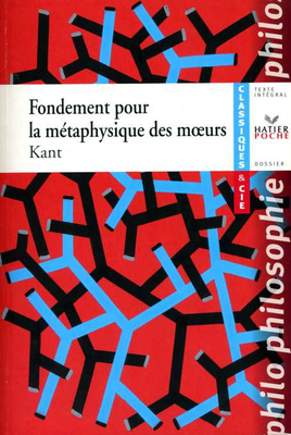 Couverture de Kant - Fondement pour la métaphysique des moeurs